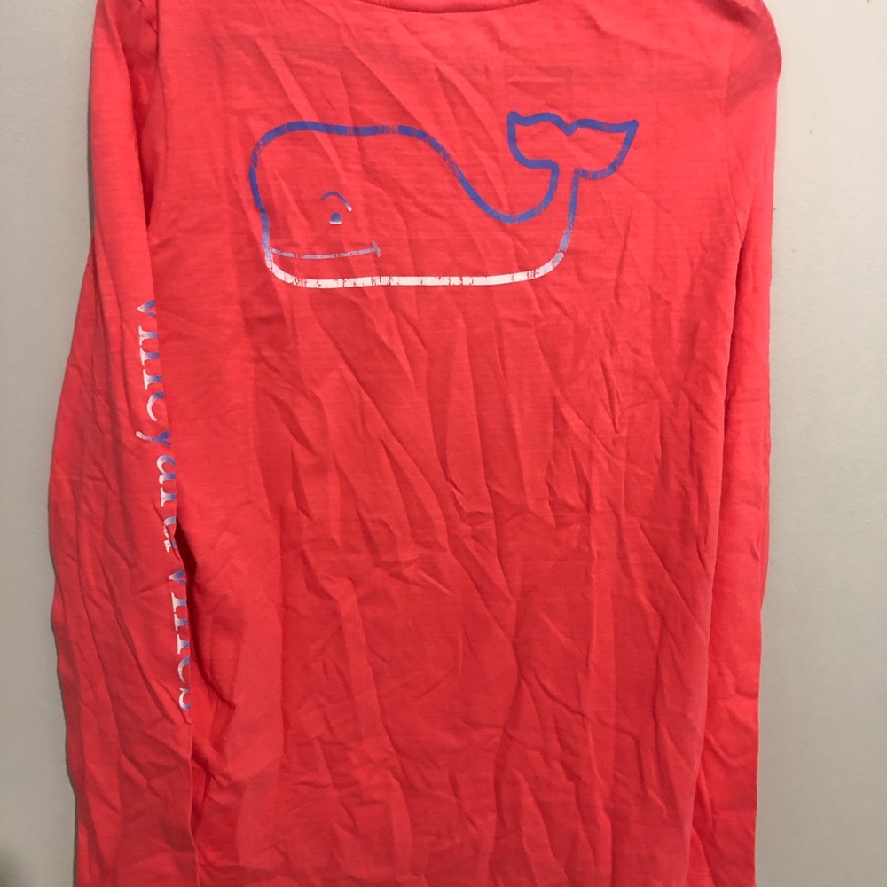 Vineyard Vines LS Gradient Vintage Whale Shirt